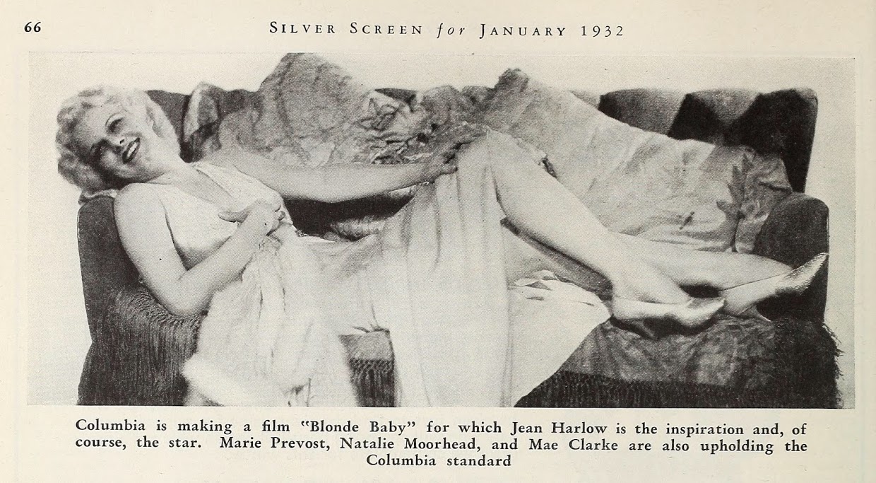 harlow publcitiy photo blonde baby