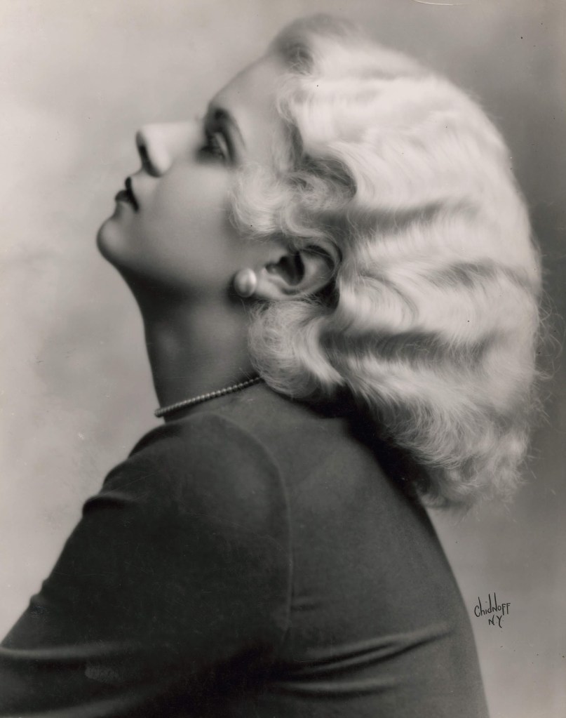 Jean Harlow Irving Chidnoff 1930